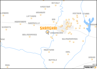 map of Shanghai