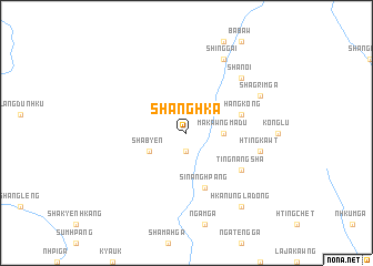 map of Shanghka