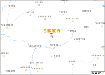 map of Shangyi