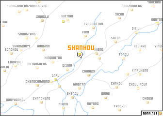 map of Shanhou