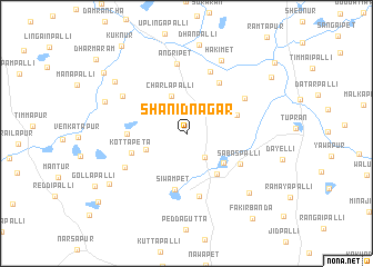map of Shānidnagar