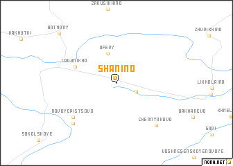 map of Shanino