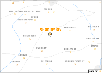 map of Shaninskiy