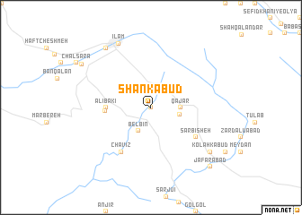 map of Shān Kabūd