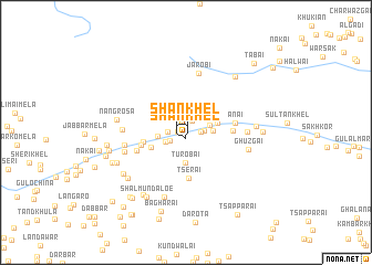 map of Shān Khel