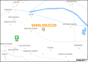 map of Shanlingzicun