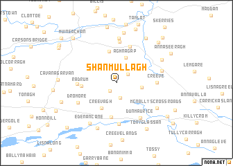 map of Shanmullagh