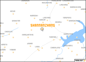 map of Shannanzhang