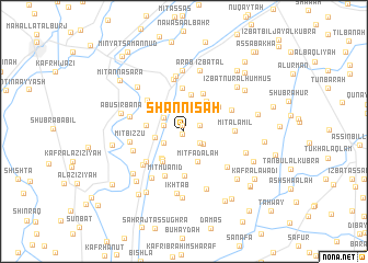 map of Shannīsah