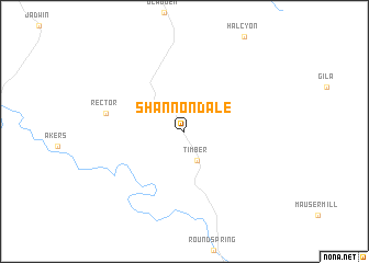 map of Shannondale