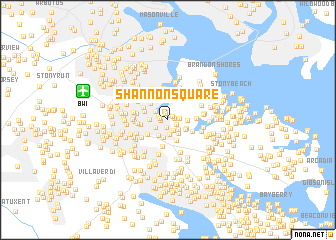 map of Shannon Square