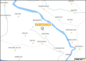 map of Shanshen