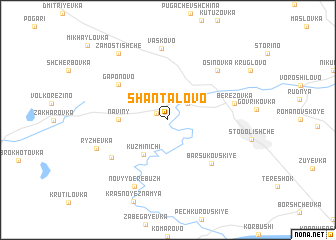 map of Shantalovo