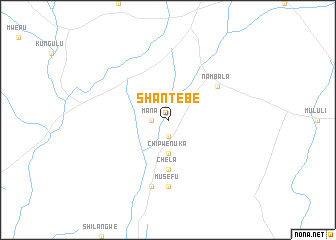 map of Shantebe