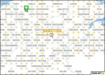 map of Shan-ting