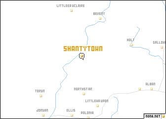 map of Shantytown