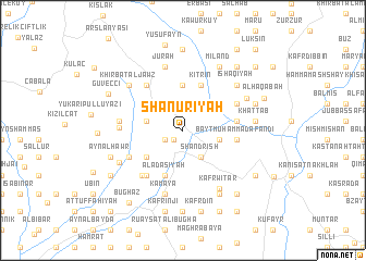 map of Shānūrīyah
