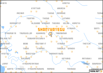 map of Shanywayegu