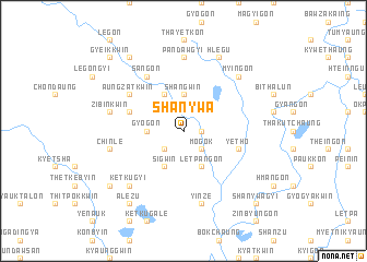 map of Shanywa