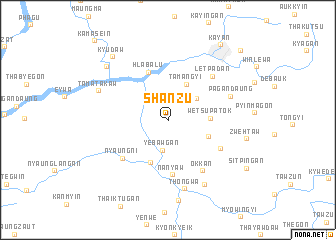 map of Shanzu