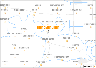 map of Shaojiajian