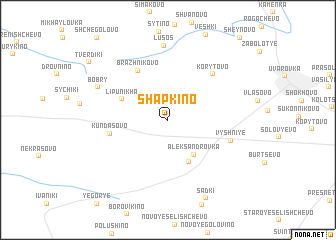 map of Shapkino