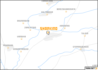 map of Shapkino