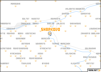 map of Shapkovo