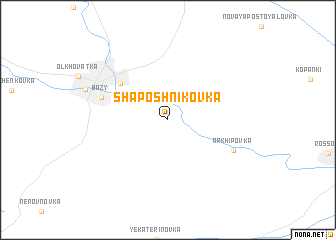 map of Shaposhnikovka