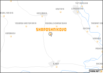 map of Shaposhnikovo