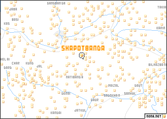 map of Shāpot Bānda