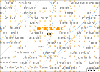 map of Shaqq al ‘Ajūz