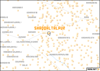 map of Shaqqal Tālpur