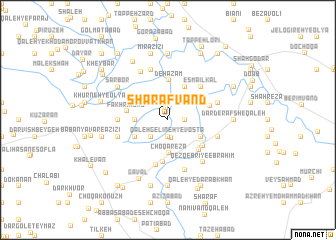 map of Sharafvand