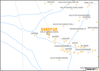 map of Shārfūn