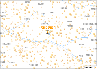 map of Shāriān