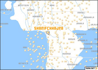 map of Sharīf Chhajra