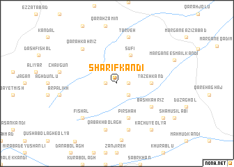 map of Sharīf Kandī