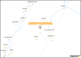 map of Sharīf Muhmmad