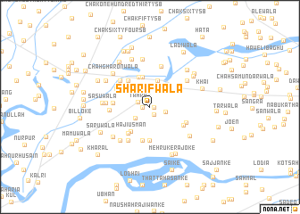 map of Sharifwāla