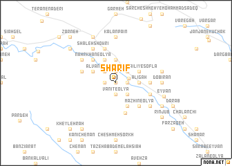 map of Sharīf