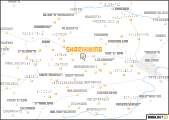 map of Sharikhina