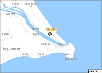 map of Shari