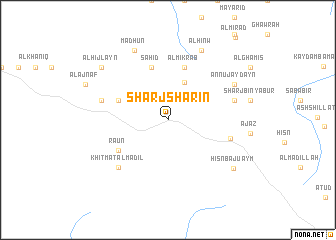 map of Sharj Sharīn