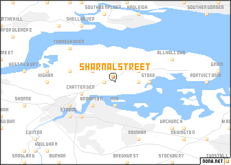 map of Sharnal Street