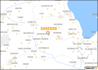 map of Sharona