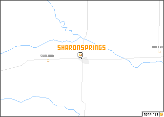 map of Sharon Springs