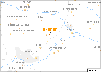 map of Sharon