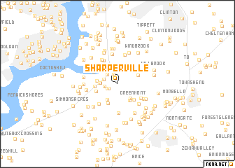 map of Sharperville