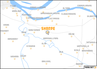 map of Sharpe